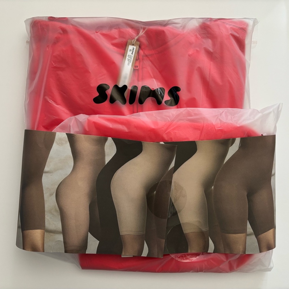 Cotton Fleece Classic Zip Up Hoodie and Micro Skirt Limited Edition Ruby
